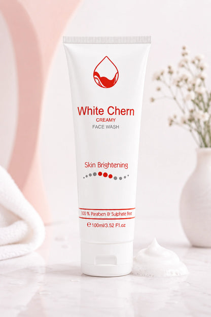 WhiteChem Creamy Face Wash – Gentle Hydrating Cleanser for Dry Skin