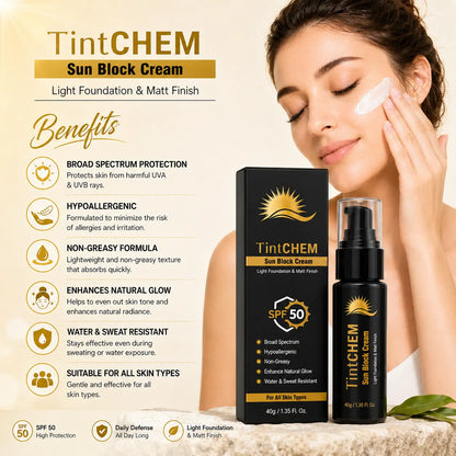 TintCHEM Sun Block Cream SPF 50
